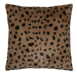 New Cuscino quadrato in finta pelliccia leopardata Fauves Cuscini E Fodere