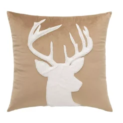 Hot Cuscino quadrato in velluto (45 x 45 cm) Vik Sabbia Cuscini E Fodere
