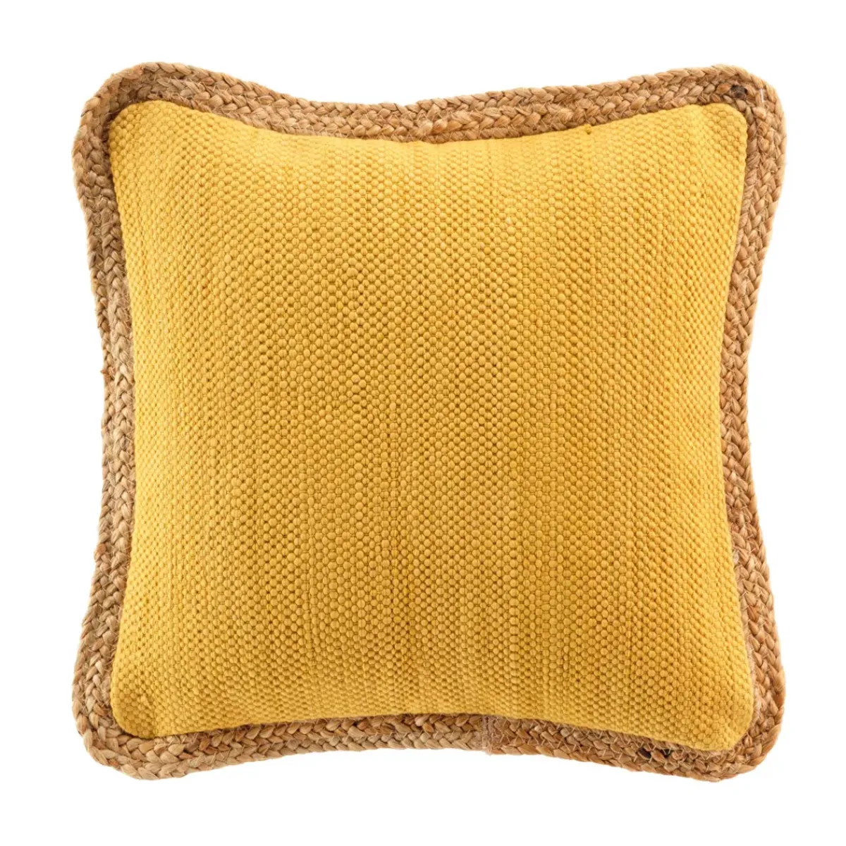 New Cuscino quadrato juta e cotone Akina Cuscini E Fodere