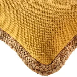 New Cuscino quadrato juta e cotone Akina Cuscini E Fodere
