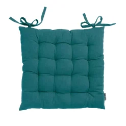 Best Cuscino quadrato per sedia in cotone (40 x 40 cm) Pixel Blu anatra Cuscini Per Sedia