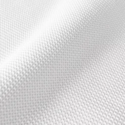 Cuscino quadrato tessuto (45 x 45 cm) Alba Bianco perla