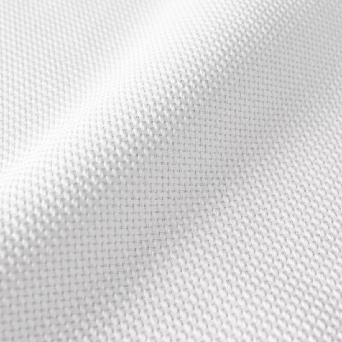 Cuscino quadrato tessuto (45 x 45 cm) Alba Bianco perla