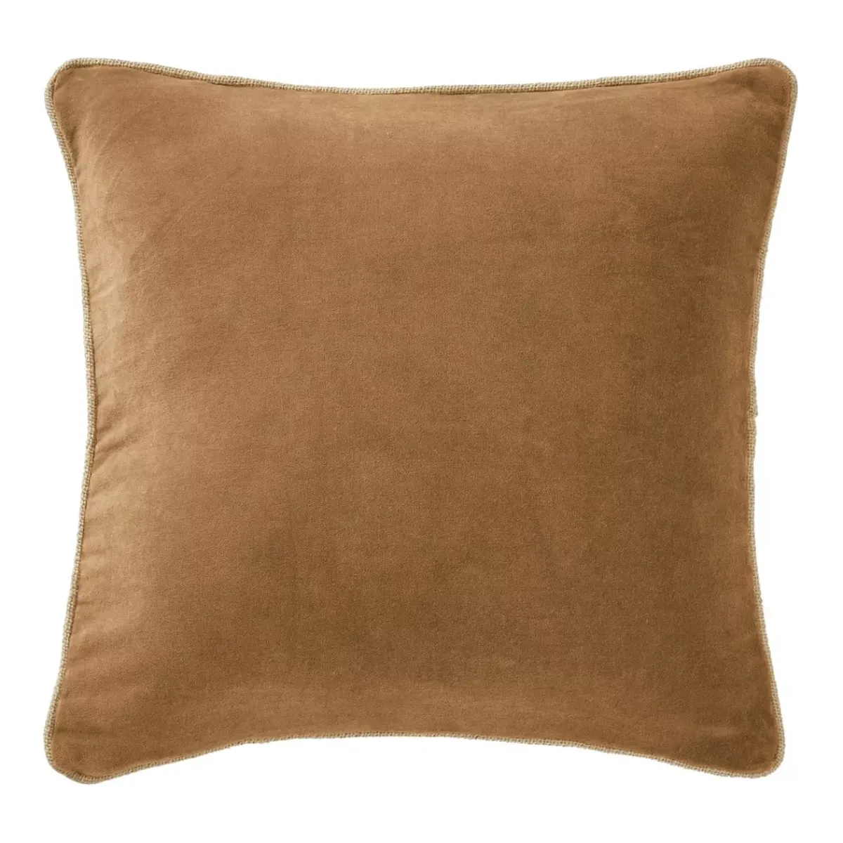 Best Cuscino quadrato velluto di cotone (45 x 45 cm) Victor Cammello Cuscini E Fodere