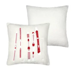 Cuscino quadrato (45 x 45 cm) Bessey Rosso