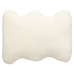 Cuscino rettangolare bouclé (35 x 48 cm) Bliss Bianco