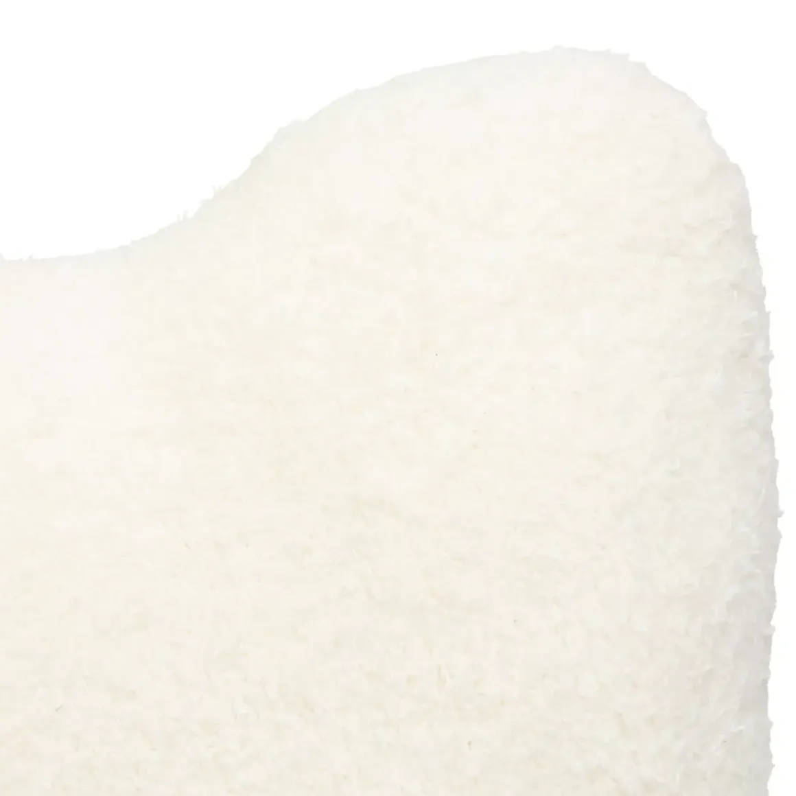 Cuscino rettangolare bouclé (35 x 48 cm) Bliss Bianco