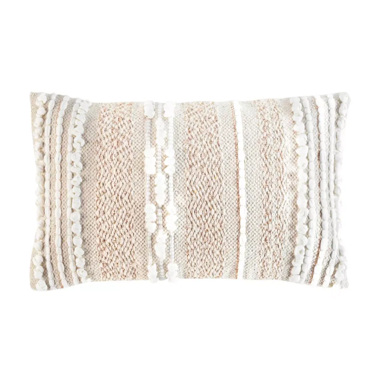 Clearance Cuscino rettangolare cotone (30 x 50 cm) Blanca Beige Cuscini E Fodere