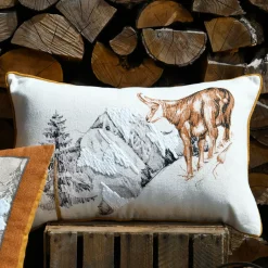 Sale Cuscino Rettangolare Cotone (40 x 60 cm) Wildforest Cuscini E Fodere