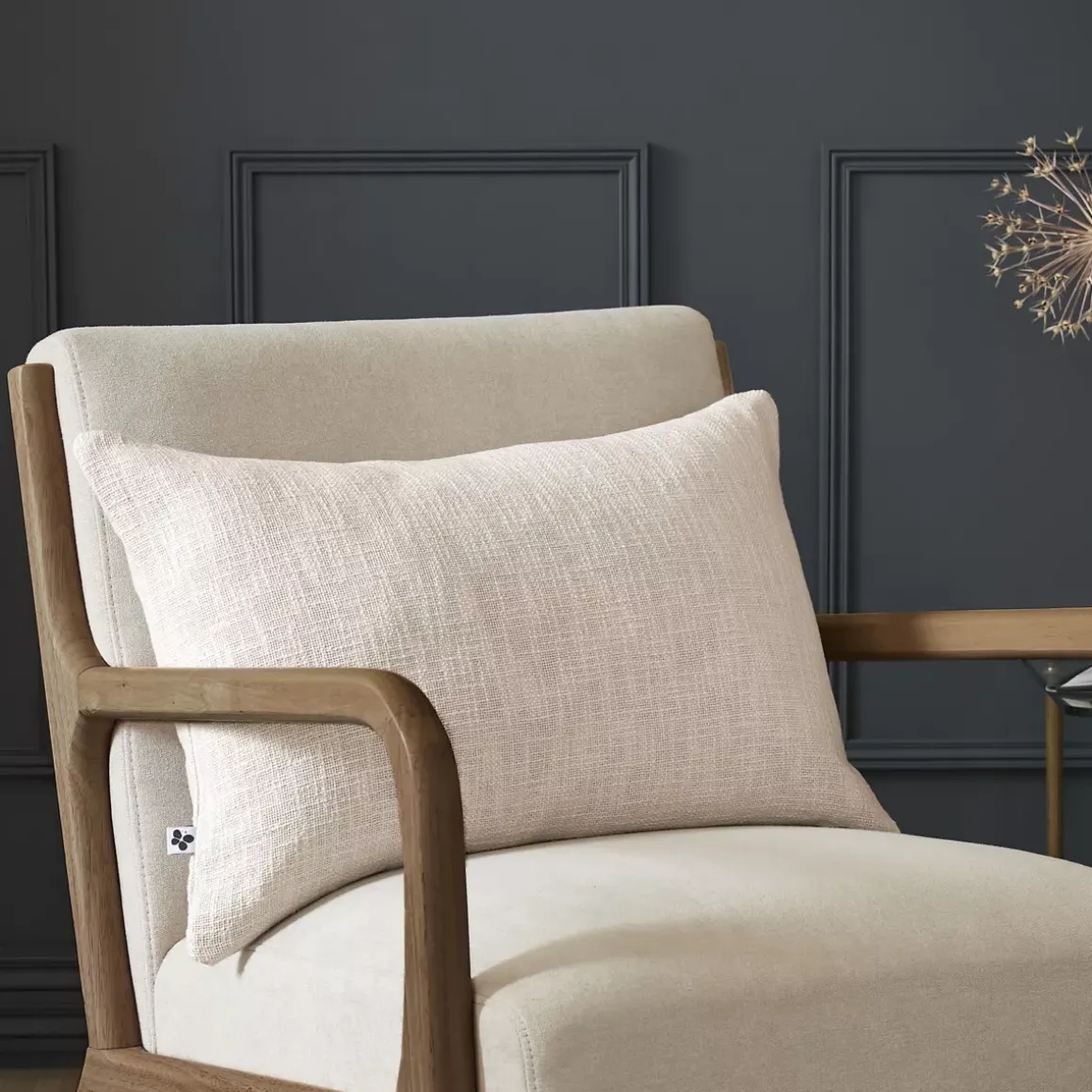 Cuscino rettangolare cotone (40 x 60 cm) Sixtine Beige