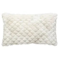 Hot Cuscino rettangolare ecopelliccia (38 x 58 cm) Adriel Cuscini E Fodere