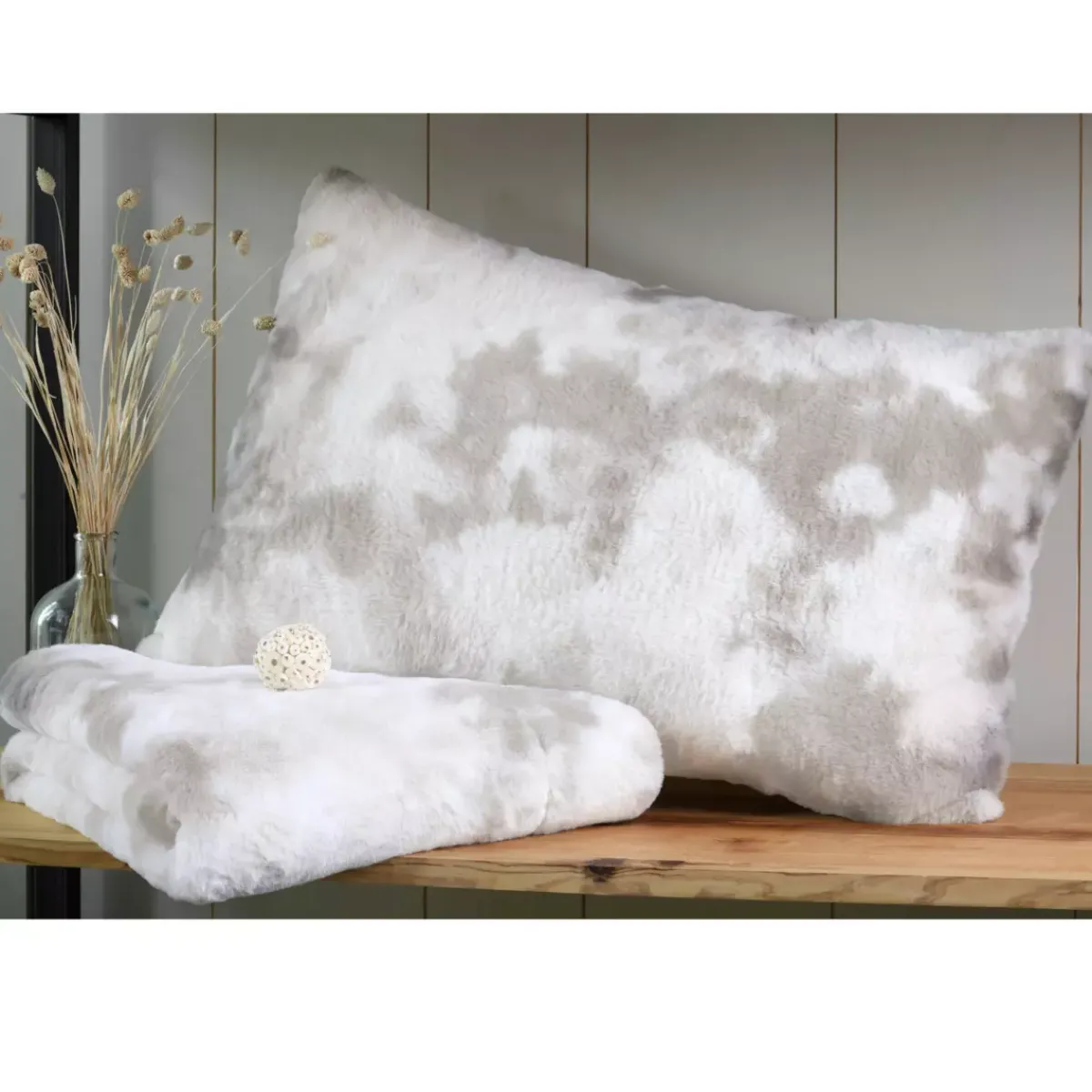 Online Cuscino rettangolare eco pelliccia (80 cm) Harald Cuscini E Fodere