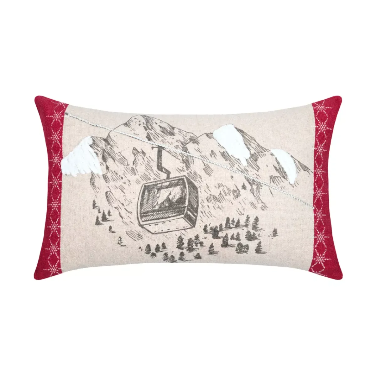 Cuscino rettangolare in cotone (30 x 50 cm) Villard Cuscini E Fodere