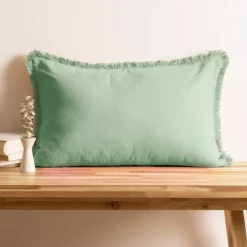 Outlet Cuscino rettangolare in cotone (40 x 60 cm) Pixel frange Cuscini E Fodere