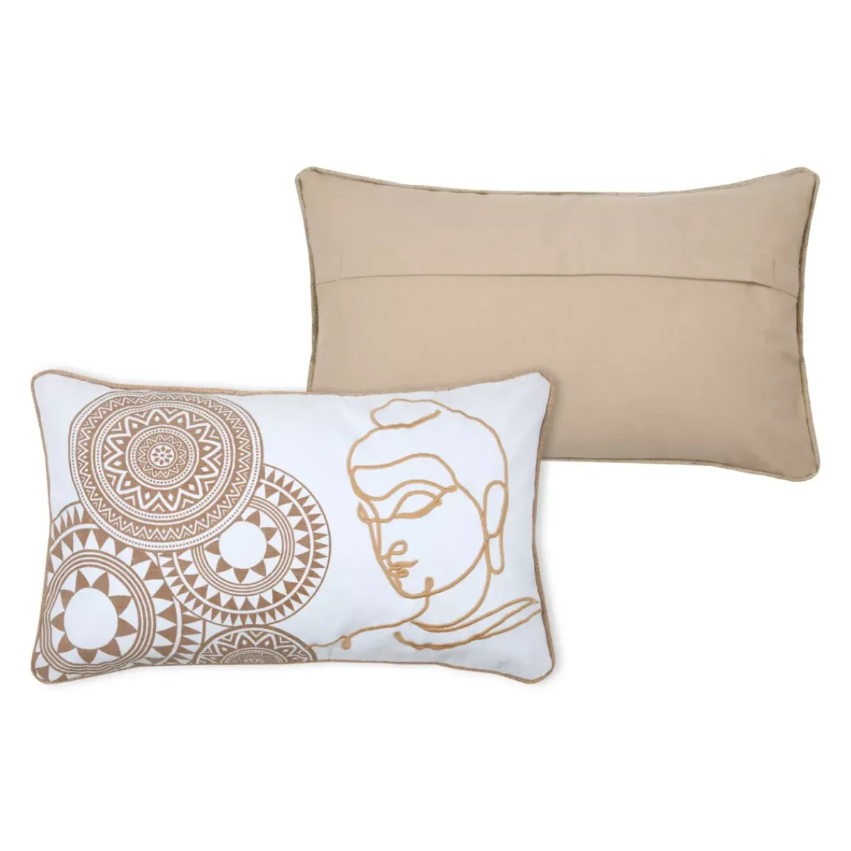 New Cuscino rettangolare in cotone Mekong Cuscini E Fodere