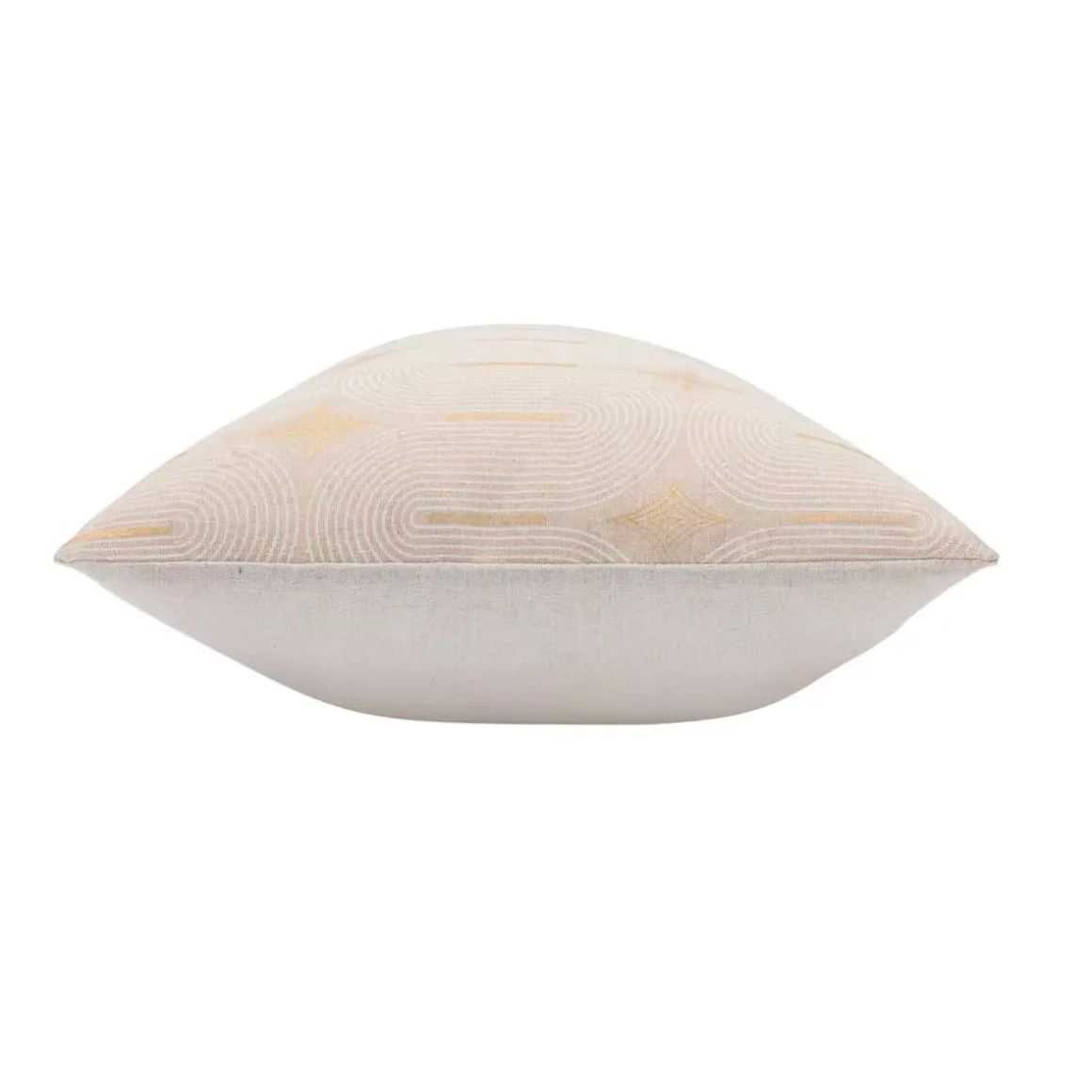 Cuscino rettangolare in cotone (40 x 60 cm) Ondine Bianco
