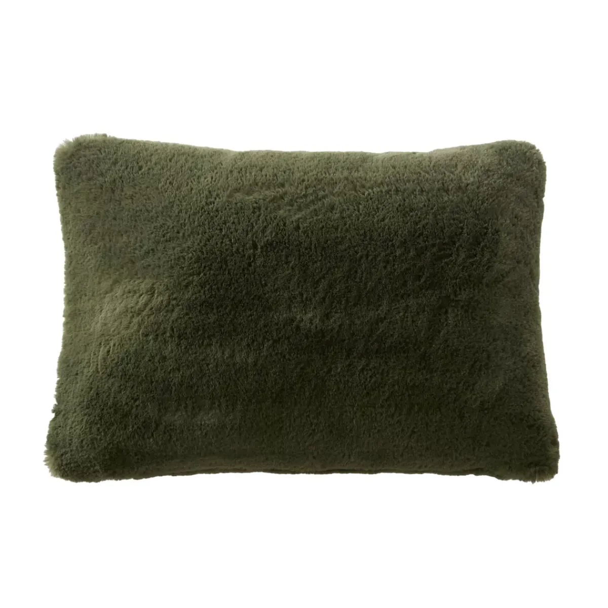 Hot Cuscino rettangolare in finta pelliccia (40 x 60 cm) Finn Verde kaki Cuscini E Fodere