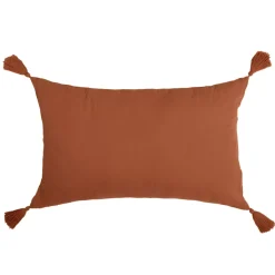 Clearance Cuscino rettangolare in garza di cotone (40 x 60 cm) Gaia Cuscini E Fodere