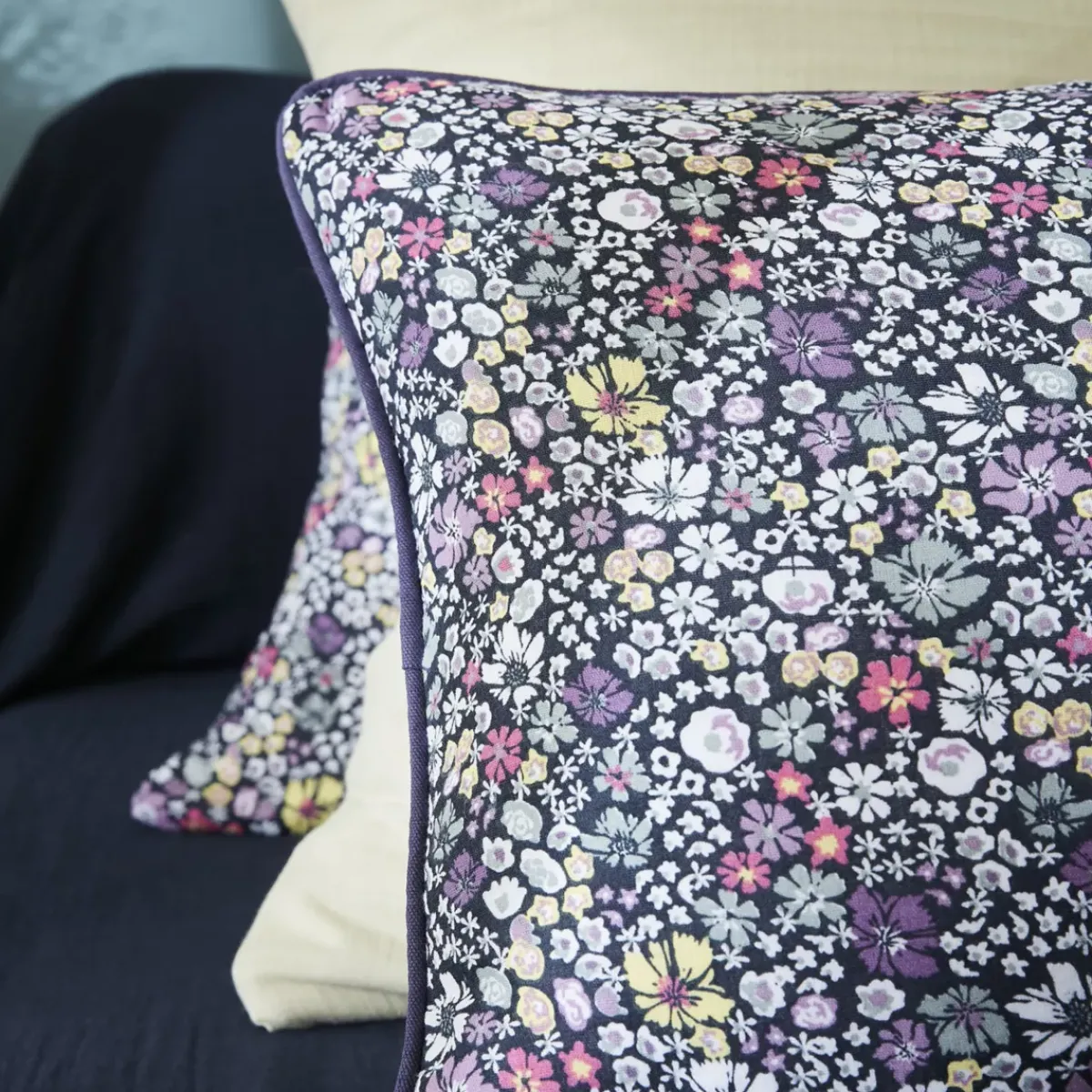 Clearance Cuscino rettangolare in garza di cotone (40 x 60 cm) Elya Cuscini E Fodere