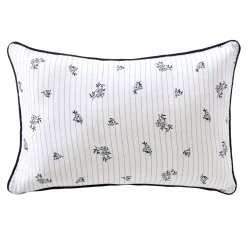 Online Cuscino rettangolare in garza di cotone (40 x 60 cm) Gaïa Iris Blu Cuscini E Fodere