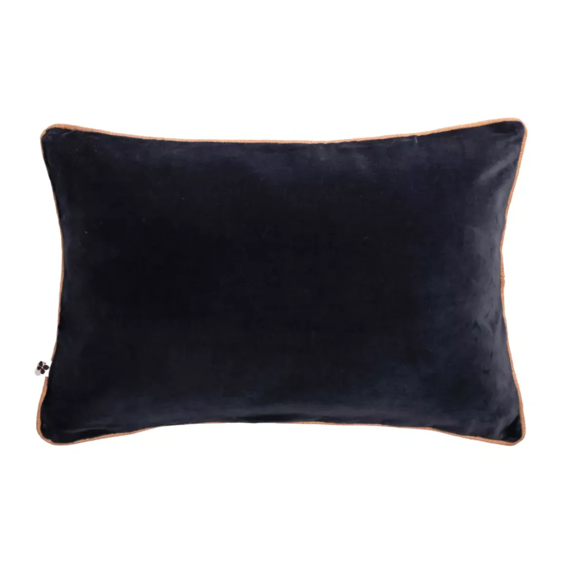 Cuscino rettangolare in velluto di cotone (40 x 60 cm) Victor Blu notte