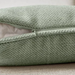 Cuscino rettangolare tessuto (40 x 60 cm) Alba Verde rosmarino