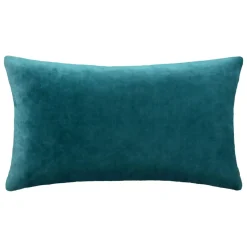 Clearance Cuscino rettangolare velluto (30 x 50 cm) Dolce Blu ottanio Cuscini E Fodere