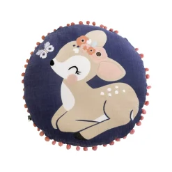Sale Cuscino rotondo bambino cotone (40 cm) Forêt enchantée Tessile Arredo Bimbi