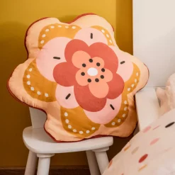 Hot Cuscino rotondo per bambini in cotone (47 x 45 cm) Barbotine Tessile Arredo Bimbi