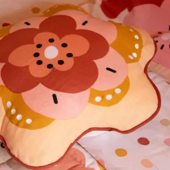 Hot Cuscino rotondo per bambini in cotone (47 x 45 cm) Barbotine Tessile Arredo Bimbi