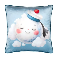 Hot Cuscino velluto per bambini (40 x 40 cm) Moby Tessile Arredo Bimbi