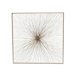 Decorazione murale in metallo (71 cm) Helionis Oro