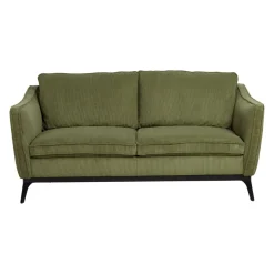Divano a due posti in velluto a coste (169 cm) Owen Verde pino