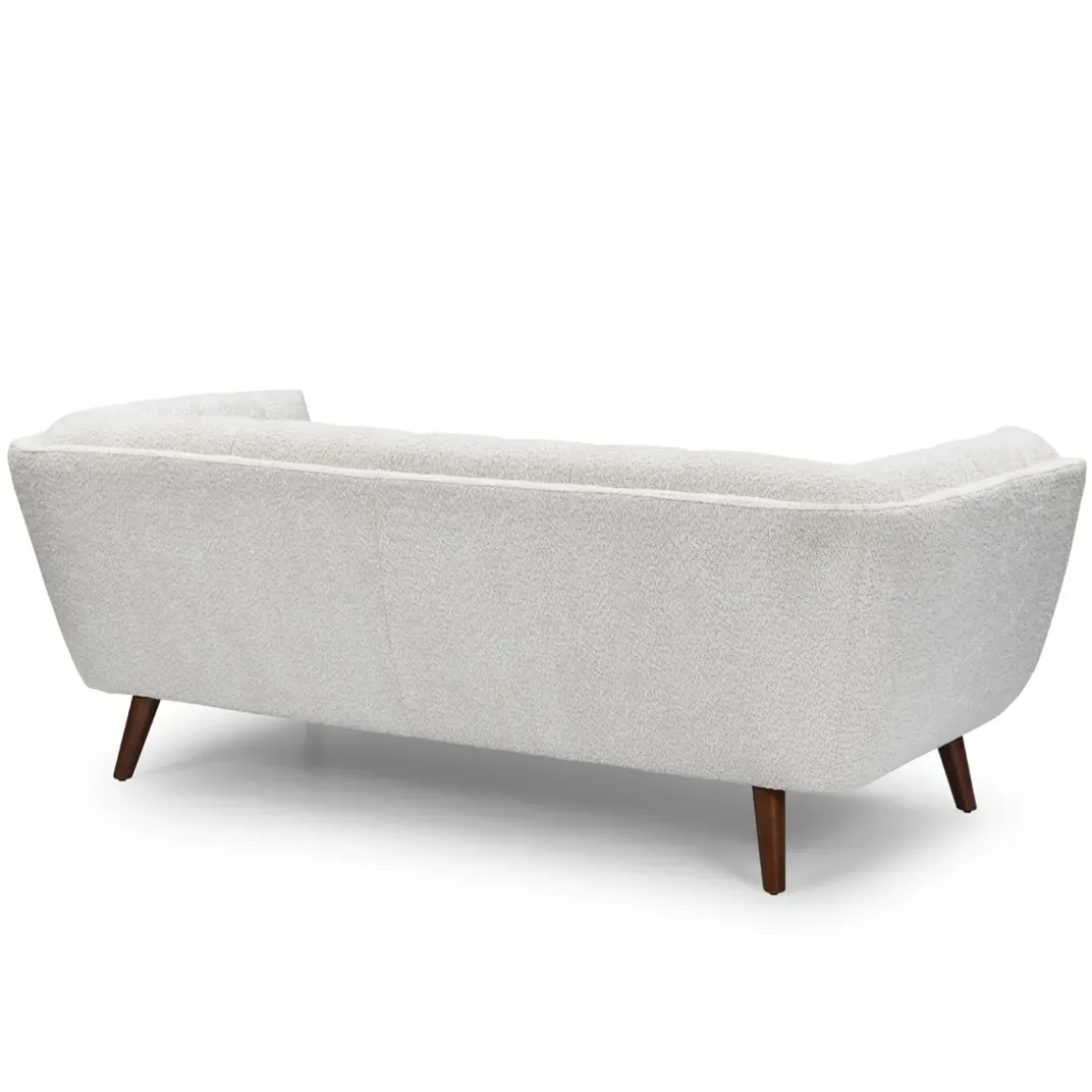 Divano a 3 posti in bouclé (200 cm) Rory Ecru