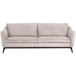 Divano a 3 posti in velluto a coste (206 cm) Owen Beige