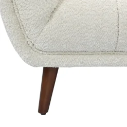 Divano diritto 2 posti in bouclé (164 cm) Rory Ecru