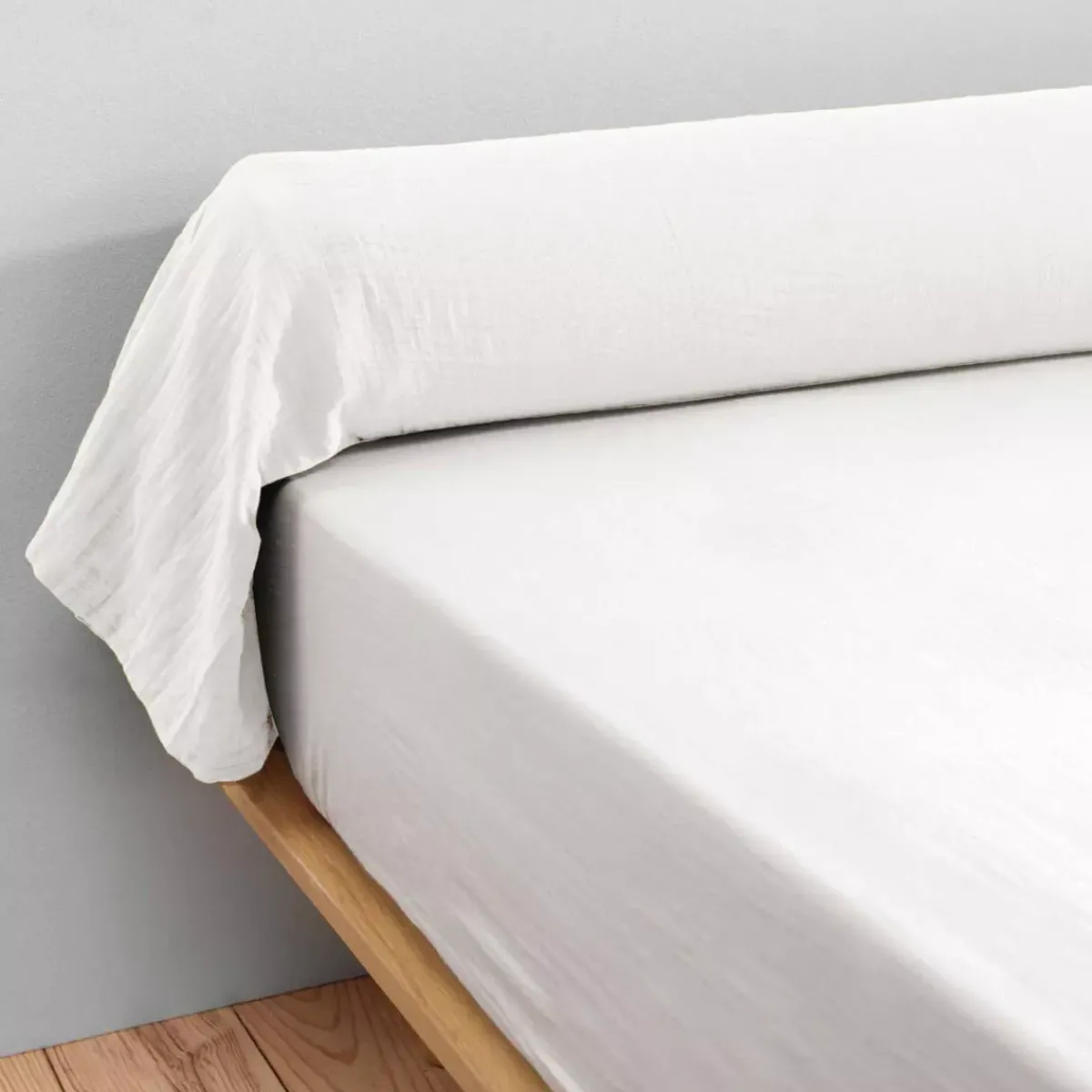 Hot Federa cuscino a rullo garza di cotone (L185 cm) Gaïa chantilly Federe Cuscino Letto