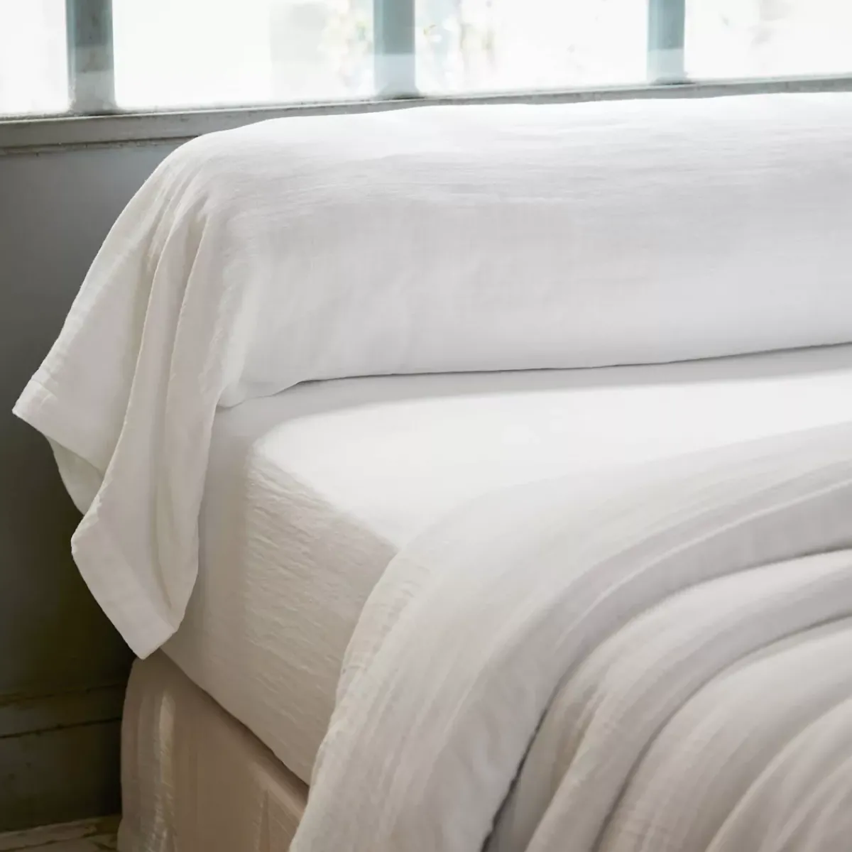 Hot Federa cuscino a rullo garza di cotone (L185 cm) Gaïa chantilly Federe Cuscino Letto