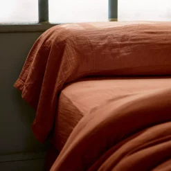 Discount Federa cuscino a rullo garza di cotone (L185 cm) Gaïa Federe Cuscino Letto