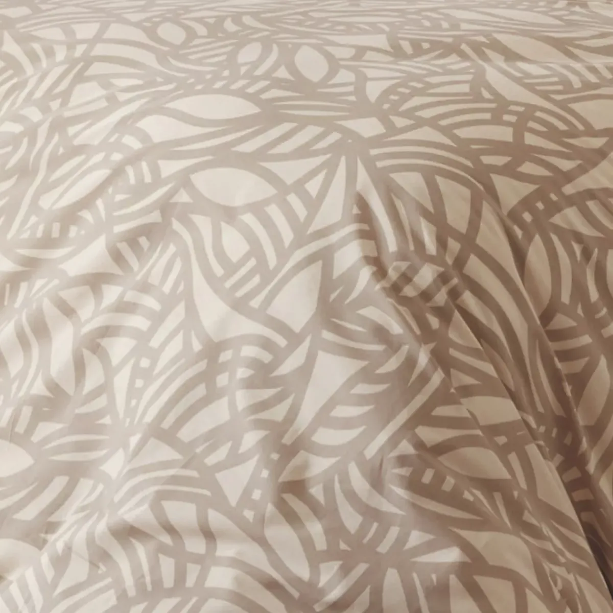 Clearance Federa cuscino a rullo in cotone lavato (L200 cm) Séréna Beige Federe Cuscino Letto