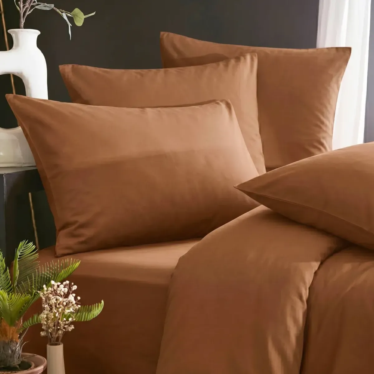 Online Federa cuscino letto quadrata lyocell Tencelâ„¢ lavato (63 x 63 cm) Olivia Federe Cuscino Letto