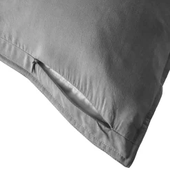 Clearance Federa cuscino letto quadrata lyocell Tencel™ lavato (80 x 80 cm) Olivia granito Federe Cuscino Letto