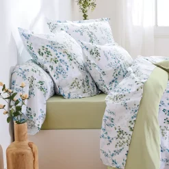Hot Federa cuscino letto quadrato in raso di cotone (65 x 65 cm) Angèle Federe Cuscino Letto