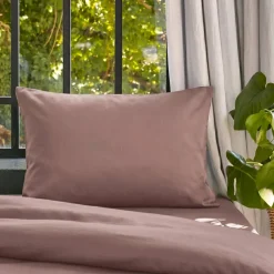 New Federa cuscino letto rettangolare lyocell Tencel™ lavato (50 x 70 cm) Olivia blush Federe Cuscino Letto