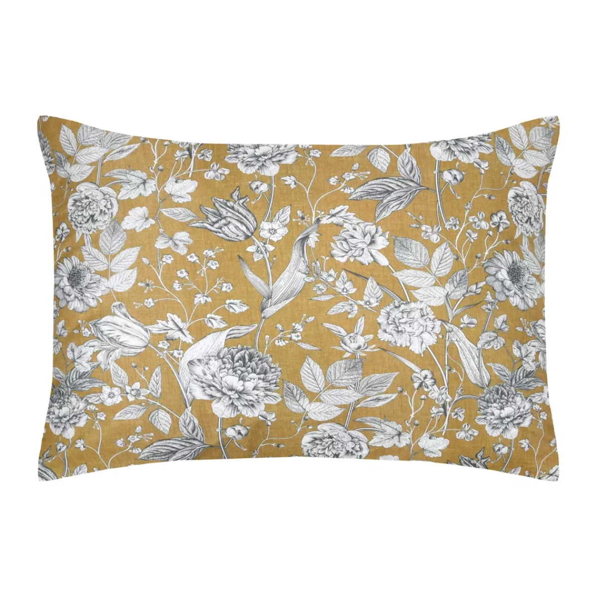 Hot Federa cuscino letto rettangolare percalle di cotone (50 x 70 cm) Jacinthe Federe Cuscino Letto