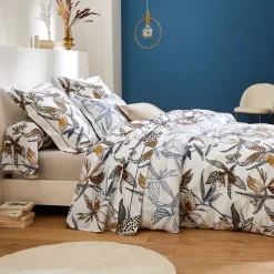 Federa cuscino quadrata in cotone (65 x 65 cm) Pénélope Federe Cuscino Letto