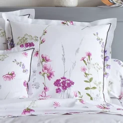 Federa cuscino quadrata in cotone (65 x 65 cm) Pretty Bianca Federe Cuscino Letto