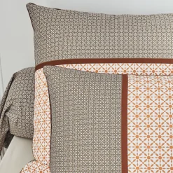 New Federa cuscino quadrata in percalle di cotone (65 x 65 cm) Gabin Federe Cuscino Letto