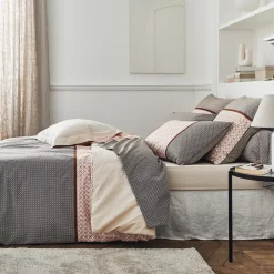 New Federa cuscino quadrata in percalle di cotone (65 x 65 cm) Gabin Federe Cuscino Letto