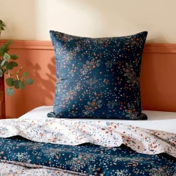Best Federa cuscino quadrata in raso di cotone (65 x 65 cm) Lilou navy Federe Cuscino Letto